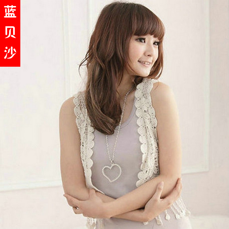 Hot Sale ! Free Shipping !Handmade crochet cutout sweater small vest outerwear cape beach dress