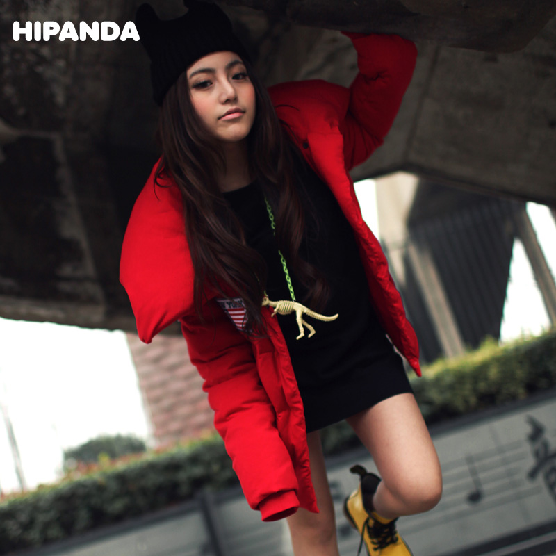 Hot sale Free shipping Hipanda winter Women large lapel down