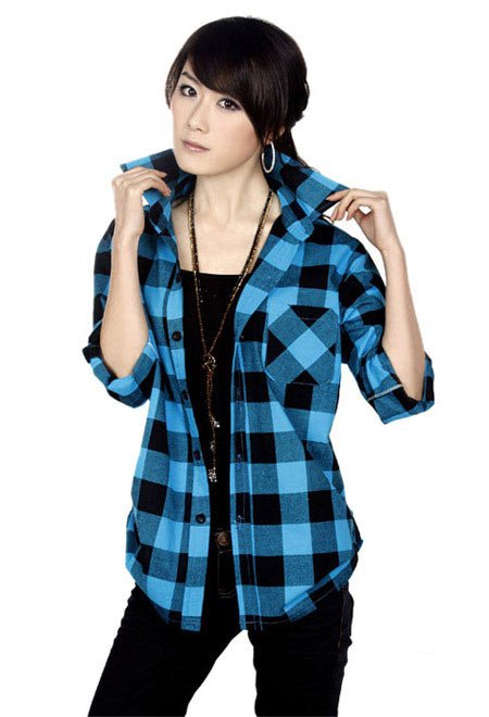 Hot Sale High Fashion women Shirts,Fashion Shirts,Casual Slim Fit Stylish Dress Shirts, Size:L/XL/XXL 241