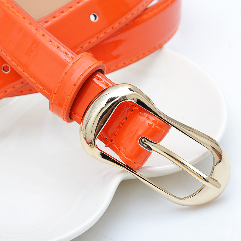 Hot Sale! Latest ! all-match patent leather belt female  waist decoration skinny belt