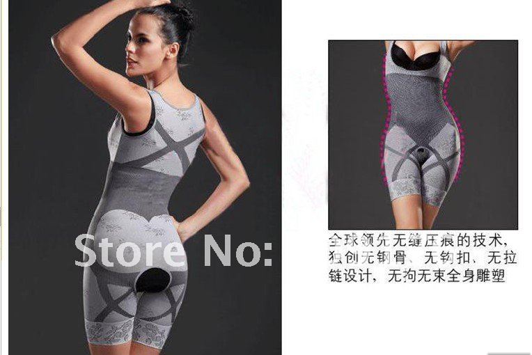 Hot Sale Magic shapers  underwear gen bamboo charcoal slimming suits Pants Bra Bodysuit Body Shaping clothing Free shipping