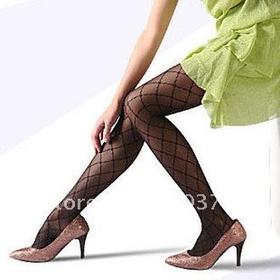 Hot Sale rhomb Style Fishnet Pantyhose Women Sexy Tights Stretch Mesh Stocking 1PC/LOT Retail & wholesale