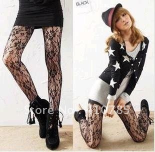 Hot Sale! Sunflower Style Fishnet Pantyhose Women Sexy Tights Leggings Stretch Mesh Stocking 3pcs/Lot Retail Package