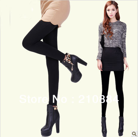 HOT SALE!! Women's Double Cotton Tight Warm Black Leggings Winter Thick Lady's Tights Pantyhose 1PCS/LOT Freeshipping LD-001