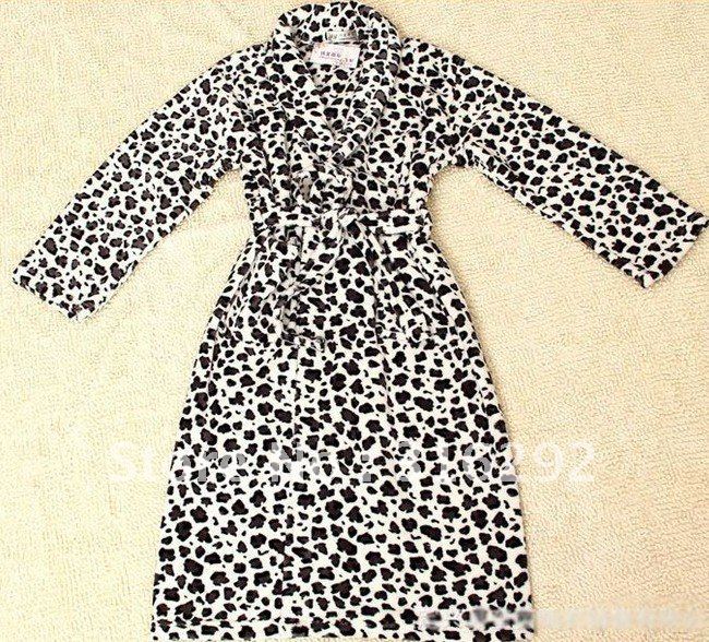 hot sell Leopard bathrobe  for man and woman free shipping