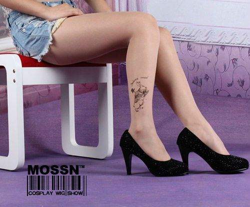 Hot Sell!!New Sexy Hosiery Rabbit Tatoo Pantyhose Pattern Stocking Tights Leggings