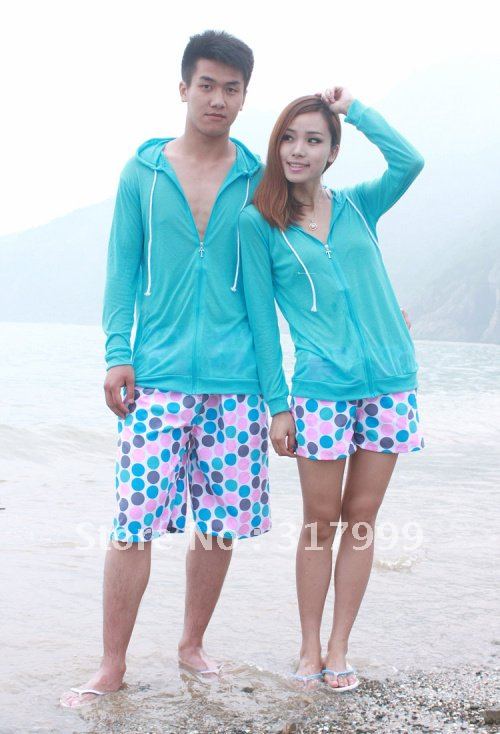 HOT SELL !!Sexy Couple beach pants Short beach wear B009