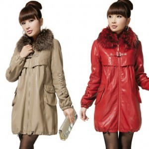 Hot-selling ! 2012 autumn hot-selling design long outerwear leather overcoat women's leather clothing