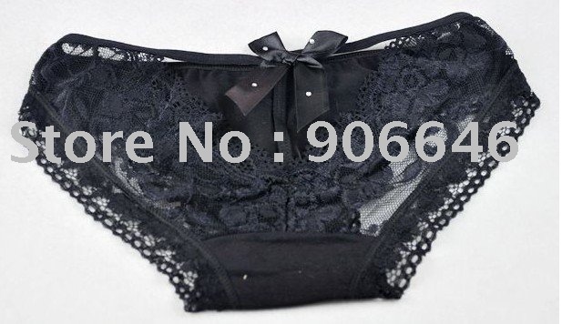 Hot Selling!5pcs/lot Sexy Lace Underwear for Women / Ladies Thong Lingerie Panties Shorts underpants Free Shipping CN