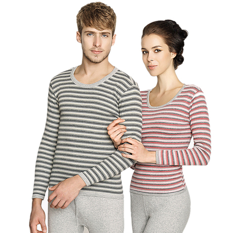 Hot-selling Colorful Thermal Underwear Man and Women's  Thick Thermal lovers set Free shipping