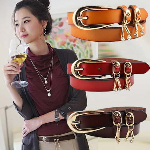 Hot-selling fashion all-match women's genuine leather strap women's female cowhide belt strap female