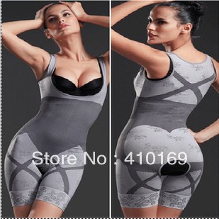 Hot Selling,Fashion Natural Bamboo Charcoal Body Shaper Underwear Slimming Suit bodysuits