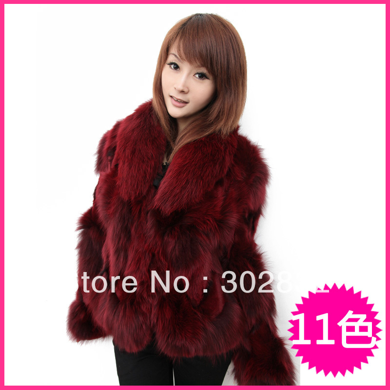 Hot-selling fur women's fox fur wool autumn and winter fur coat