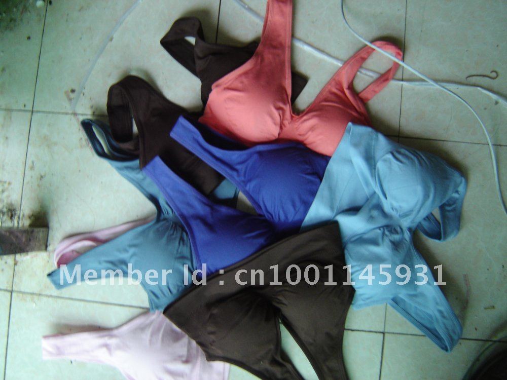 Hot selling genie bra good body shaper  with pads many kinds of colors