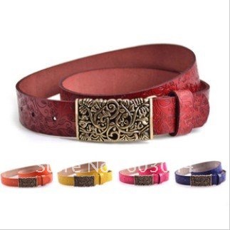 HOT SELLING GENUINE COW LEATHER WOMEN BELT+LADIES WIDE WAIST BELT WITH METAL BUCKLE+FREE SHIPPING(1PC)+WHOLESALES W5666