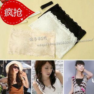 Hot-selling high quality lace tube top tube top all-match tube top belt pad shoulder strap 5 0.03