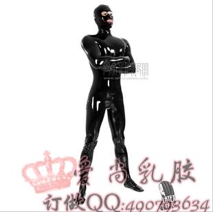 hot selling Latex clothing gel coat straitest male all-inclusive latex clothing one piece straitjacket cos lose weight