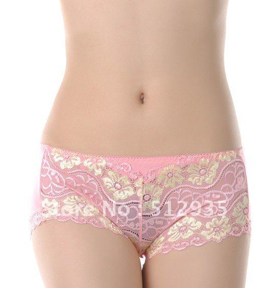 Hot selling Sexy Lace Lady's Briefs ,soft  bow  underwear,Free shipping lovely  panties ,