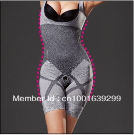 Hot selling!Slim Underwear Slimming Suits Body Shaper Bamboo Charcoal Sculpting Underwear Free shipping high quality 100pecs/lot