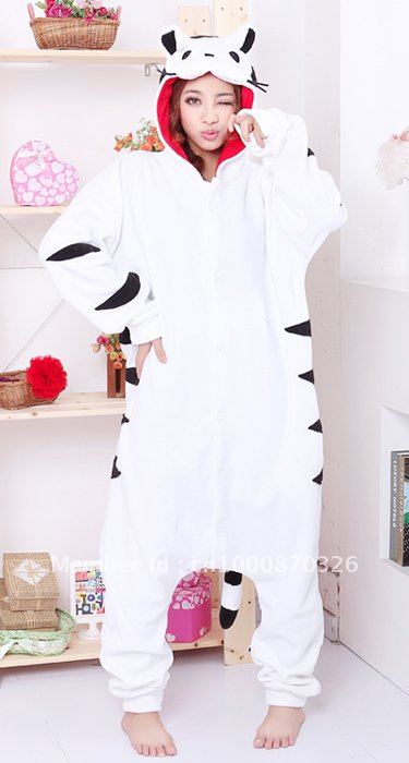 Hot Selling Tiger Animal Costume Kigurumi Pajamas Women's Cosplay Sleepwear