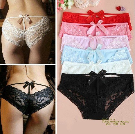 Hot Sexy women's Lace Thong G-string Lingerie Underwear 4 colors