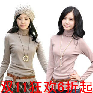 Hot slim winter turtleneck sweater