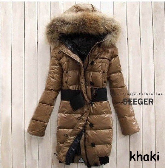 Hot Style! Women's long down coat winter warm down jacket outwear long coats