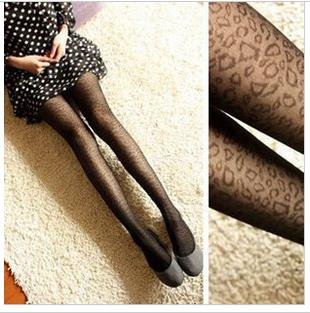 hot tights/lady's Fashion Elastic Pantyhose Stockings /Sexy Leopard Silk stocking Pantyhose