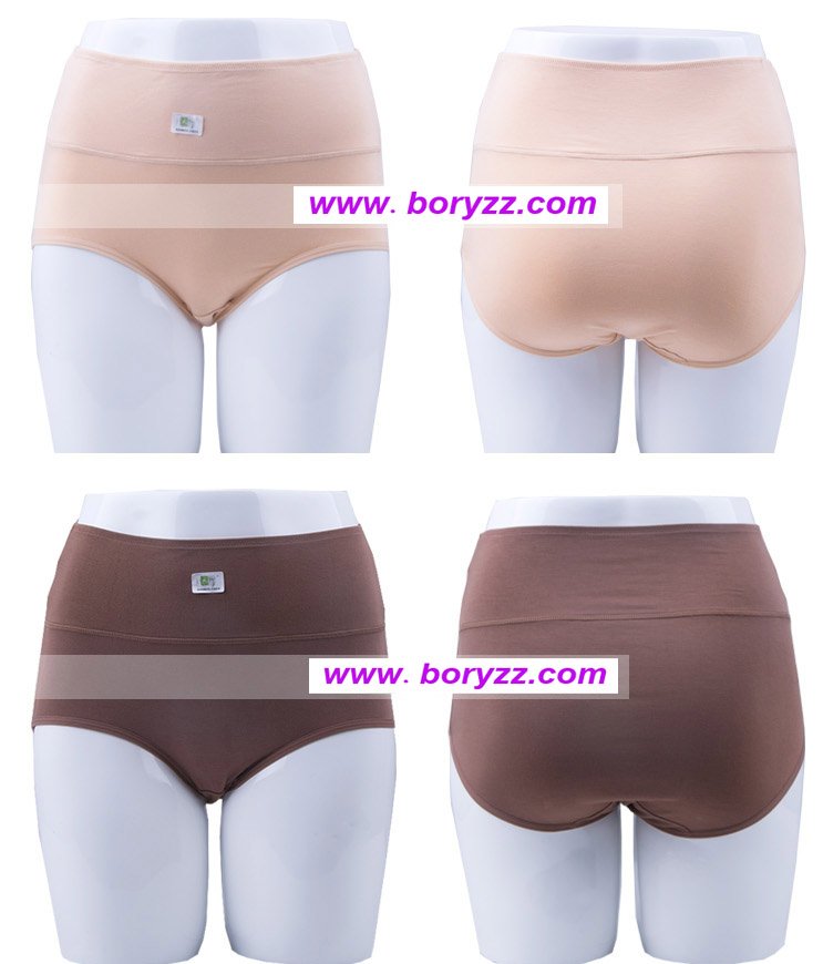 hot wholesale Free shipping 100% bamboo fiber comfortable breathable big size mother's underwear