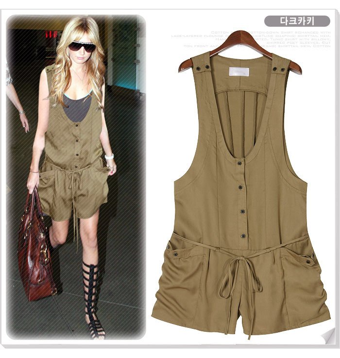 Hot!Women new wave of 2012 summer new overalls, sleeveless piece pants Free Shipping-G202