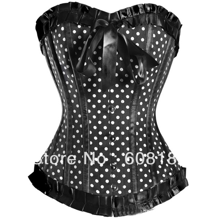 Hot Women shaper Corset(overbust)  Sexy Lingerie Black  Wholesale Retail  1759