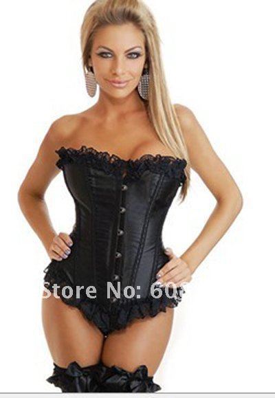 Hot Women shaper Corset(overbust)  Sexy Lingerie  black  Wholesale Retail  1769