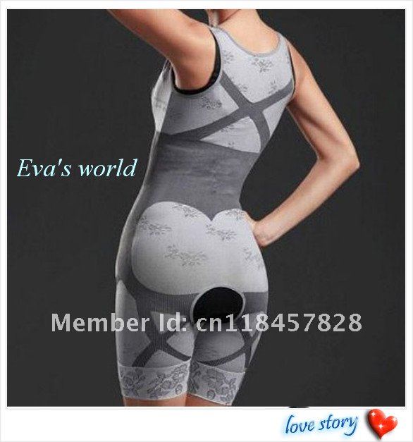 HOTSALE^-^ Free Shipping !!!Slimming Bamboo Bodysuit / Charcoal Underwear/ Corest Beauty Shaper Natural Magic  Wholesale &Retail