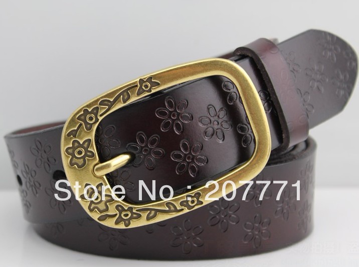 Hotsale  women's real leather  belt fashion   women's genuine leather belt   free shipping