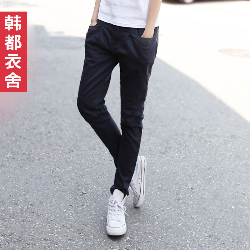 HSTYLE 2012 solid color skinny pants jeans female aa1143 free shipping