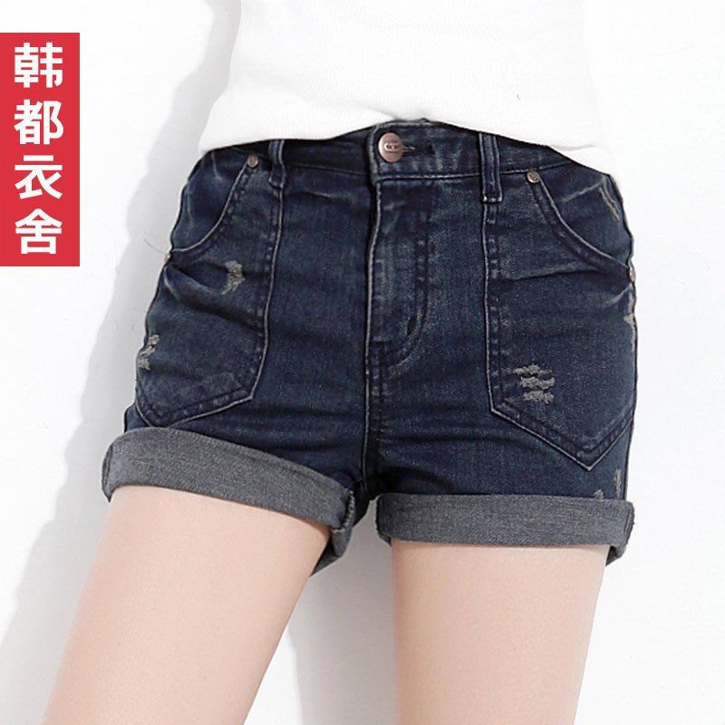 HSTYLE 2012 women's high waist denim shorts jq2025