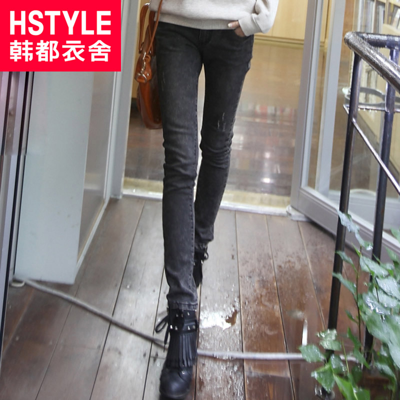 HSTYLE 2013 spring women's low-waist slim skinny jeans gw2026