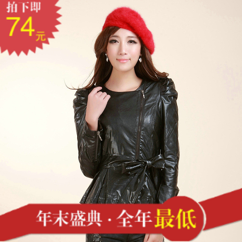 HX 2012 female fashion motorcycle leather clothing outerwear c13124185