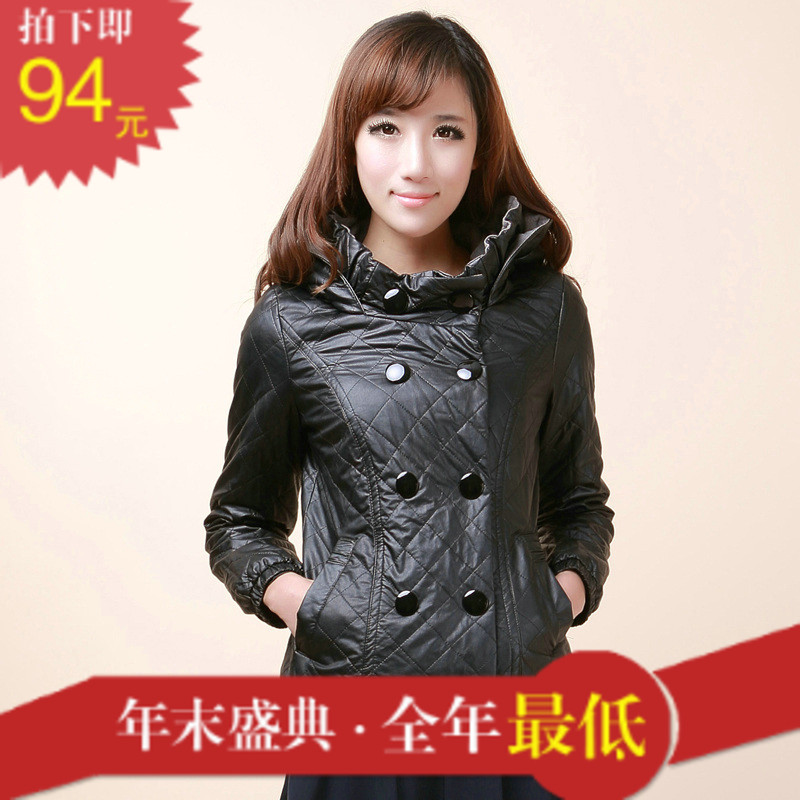 HX 2012 women's leather wadded jacket outerwear 1541552562