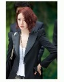 Hyraxes blazer 2013 New female slim shoulder pads outerwear plus size one button slimming Black coat