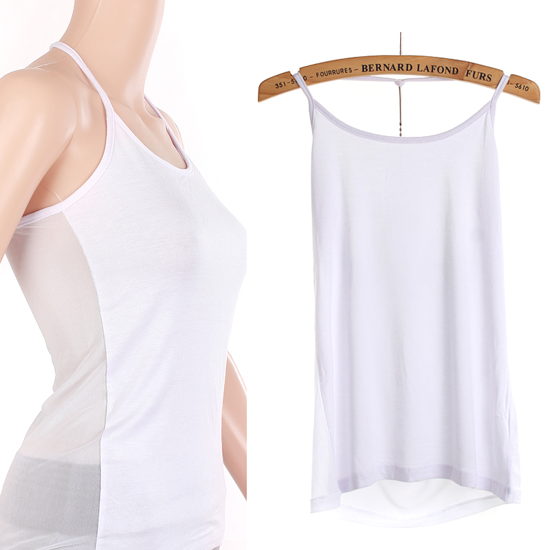 I147 spring and summer back gauze chain diamond paragraph tube top tube top basic small vest