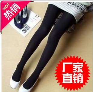 Imitation velvet D micro through meat tights backing socks show thin leg silk stockings