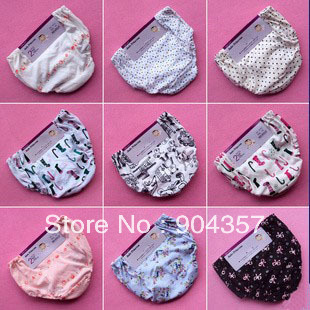 Infant Briefs Underwear Kids Underpants Triangle Shorts Pants Cotton Parcel Ass Dot Letter Flower