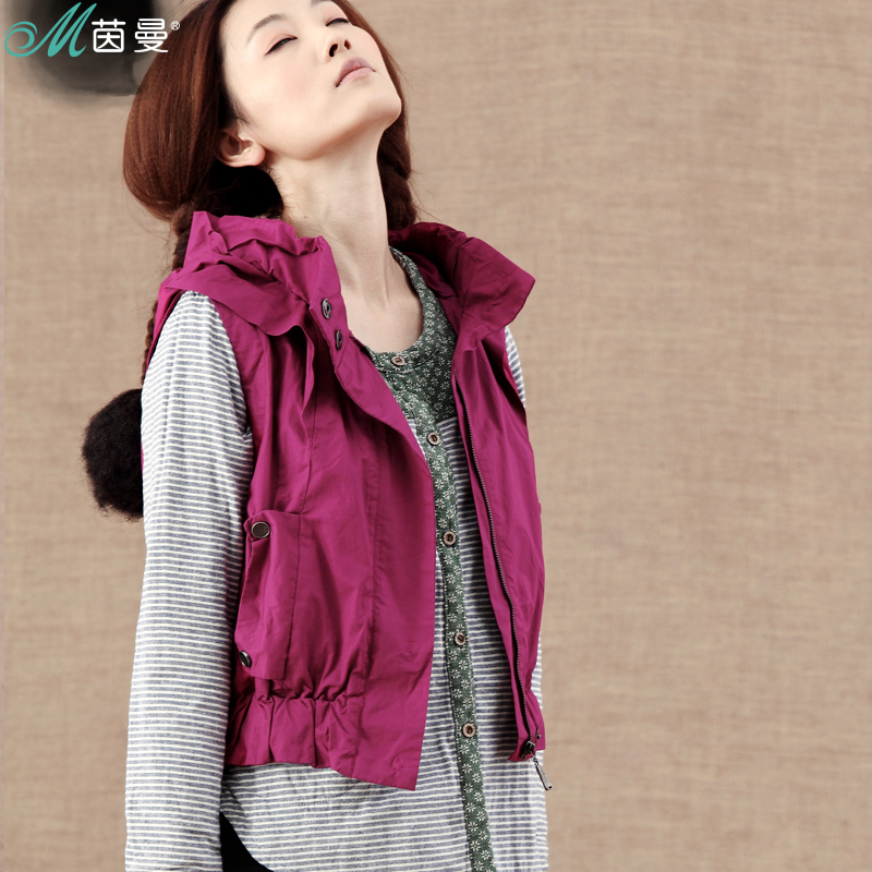 Inman INMAN 2012 autumn 100% cotton double layer cap xiecha bags casual vest d823072684