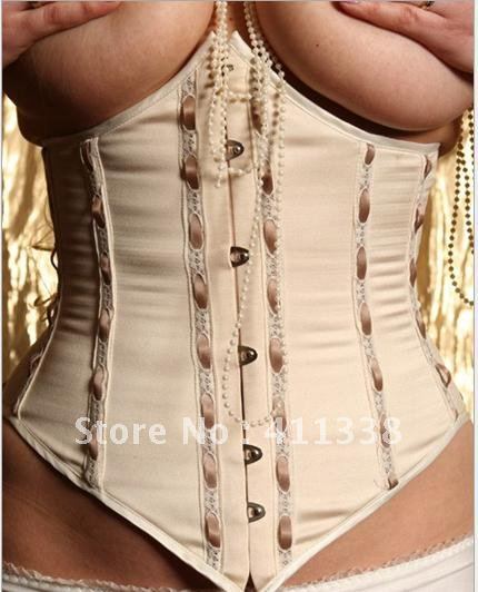 Intimate love / Chinese strip buckle color stripes girdle Body corset vest 5168