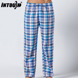 Intouch 100% cotton male casual trousers home casual pants summer long pajama pants 619 d53