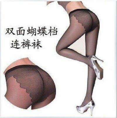 Invisible Filar Socks Transparent Double-sided Butterfly Sexy Stockings Hot