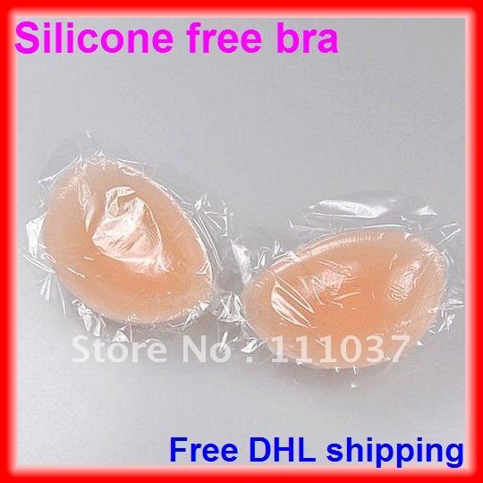 Invisible Self Adhesive Push Up Strapless Silicone Bra Free bra without retail box 200pcs