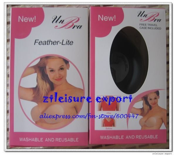 invisible silicone bra lycra  re-usable bra strapless washable Bra 2 colors(nude/black)! 100pcs/lot to AU