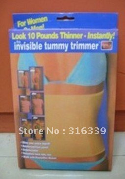 Invisible Tummy Trimmer New Slimming Belt Waist trimmer,10pc/lot, As Seen On TV,free shipping